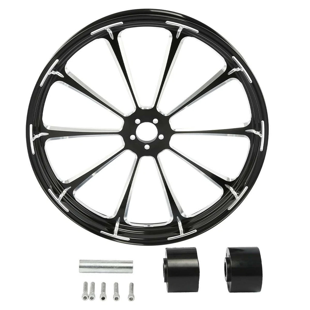 26" Front Wheel Rim Dual Disc & Painted Fender for Harley Electra Glide (2008–2025)