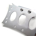 Chrome Horizontal Vertical Zigzag License Plate Bracket for