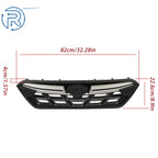 Upper Grille for Subaru Crosstrek (2021-2023) Silver Matte Black