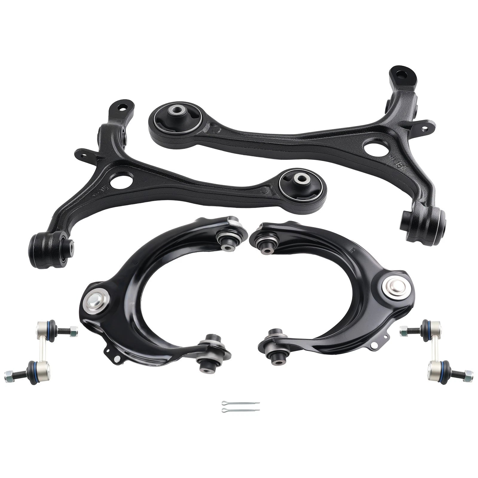 Front Upper Lower Control Arm Sway Bar Links Kit for Honda Accord (2003–2007)