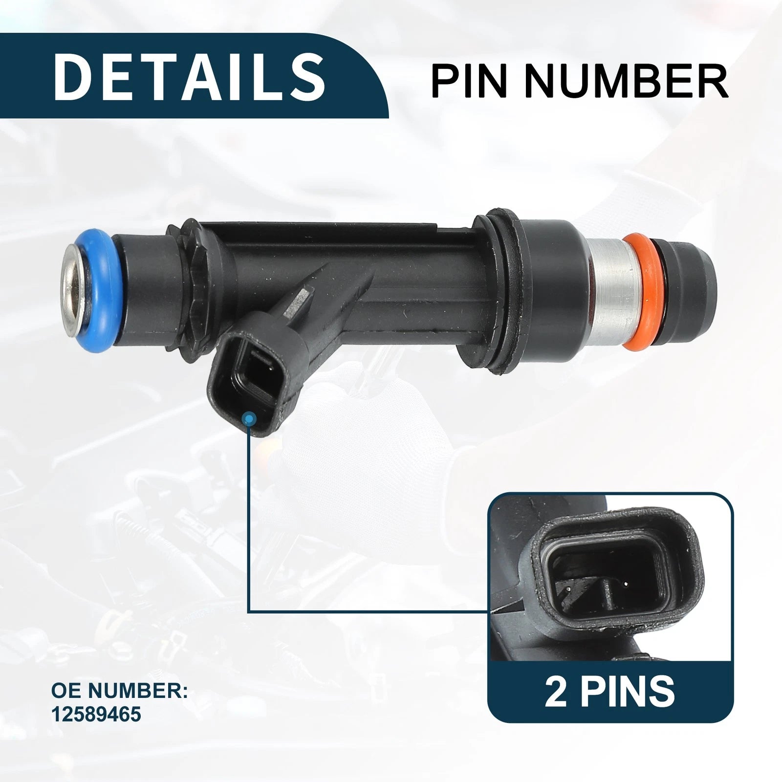 Fuel Injector No. 12589465 for Chevrolet Trailblazer (2006–2007)