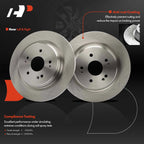 Rear Side Disc Brake Rotors for Honda CR-V (2017–2023) Acura TLX (2015–2020)