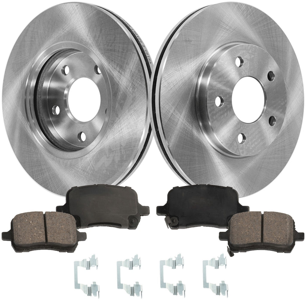 Brake Disc Rotors and Pads Kit for Chevrolet Malibu (2004–2006)