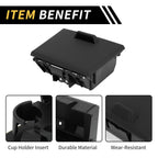 Cup Holder for Ford F-250 F-350 F-450 F-550 (2008–2016) Coin Holder Black