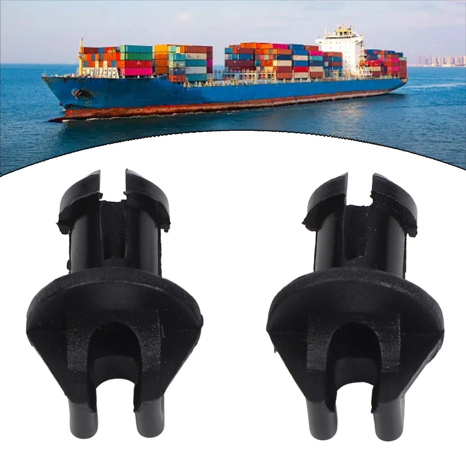 Set of 2 Throttle Linkage Swivel Bushings for Mercury Outboard (23932481)