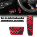 Anti Slip Brake and Gas Accelerator Pedal Cover Kit for Dodge Chrysler 
