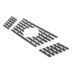 Chrome Wide Rivet Billet Grille Insert for Nissan Frontier (2009–2021)