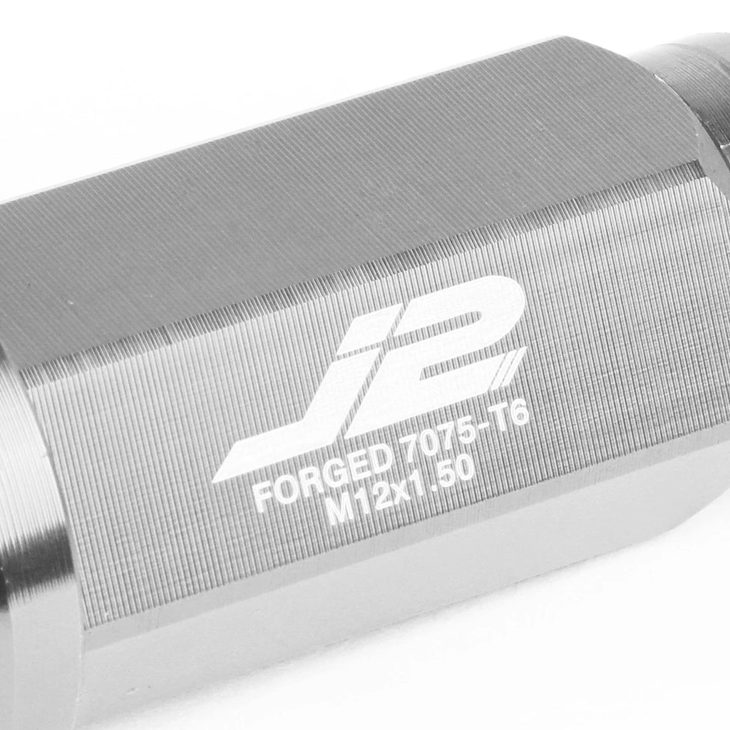 20 Pcs J2 7075 Forged Aluminum M12x1.5 Spiky Cap Lug Nuts for Universal