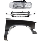 Fender Kit for Chevrolet Silverado 1500 (1999–2002) Primed Front Passenger Side