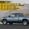 Gas Fuel Tank Door Cover Chrome for Chevrolet Silverado GMC Sierra (2007–2013)