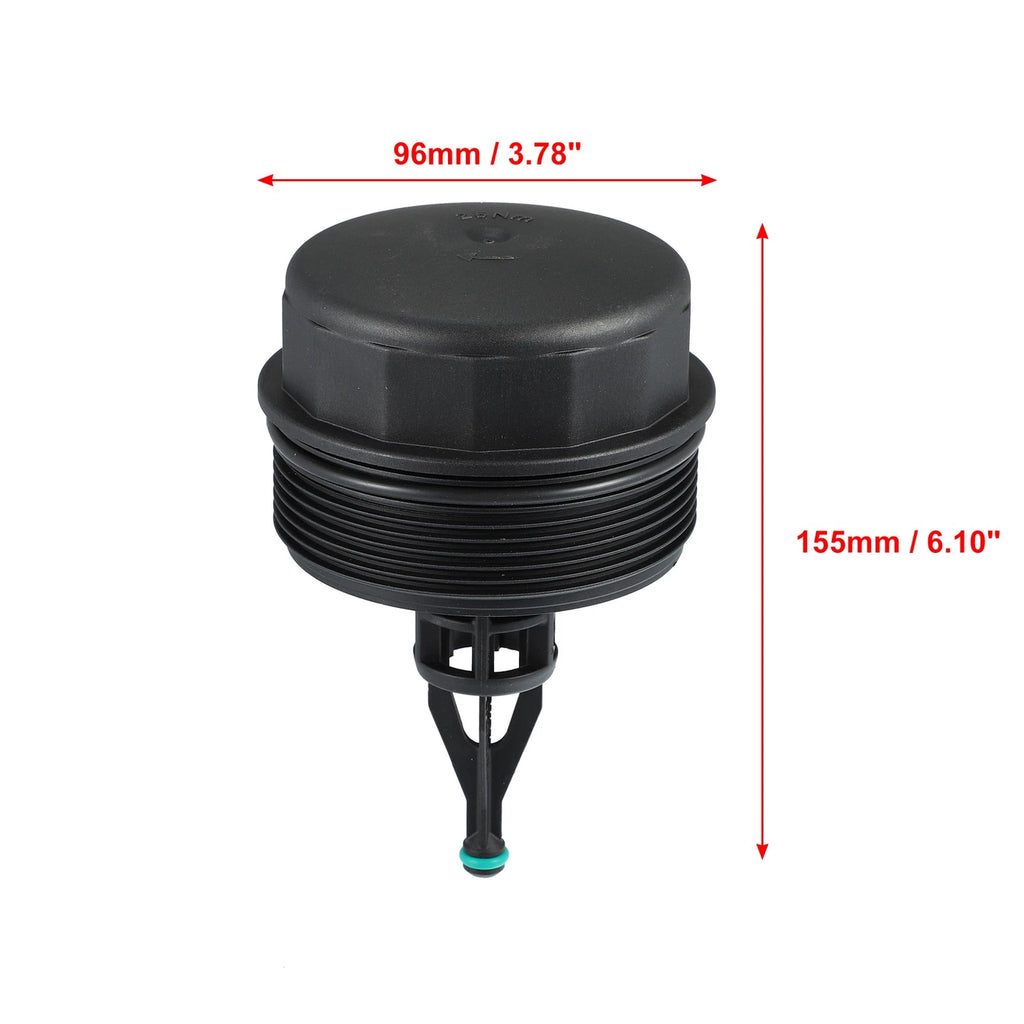 Black Oil Filter Cap Cover A6421800038 for Mercedes-Benz R350 (2007–2012)
