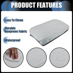 Armrest Protector Cover Pad for BMW X3 (2011–2023) Neoprene Gray