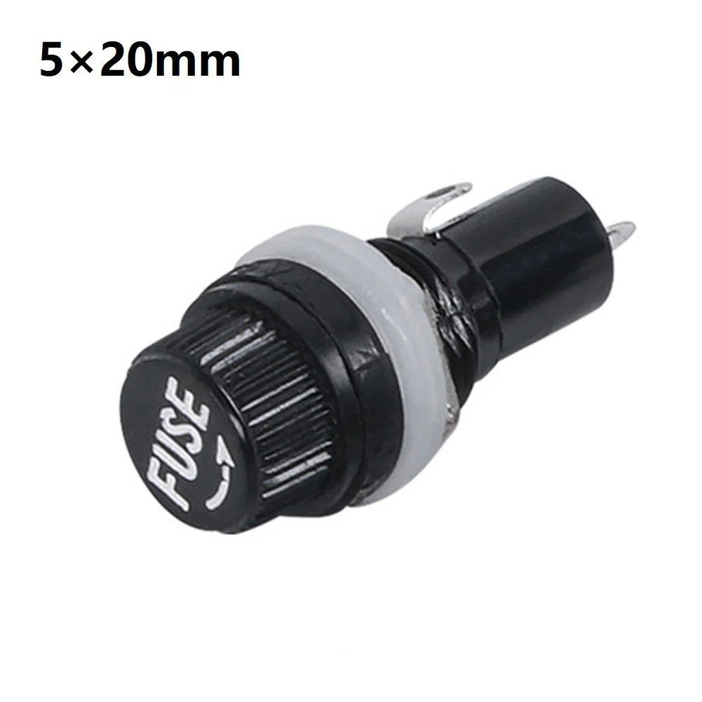 Fuse Holder for Glass Fuses 5x20mm or 6x30mm (10A 250V)