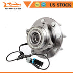 2 Front Wheel Hub Bearing Assembly for Chevrolet Silverado GMC Sierra 2500 3500 (2001–2019)