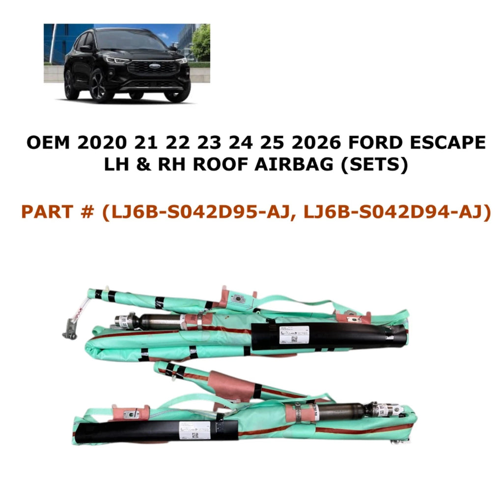 Set of 2 Roof Airbags for Ford Escape (2020–2026)