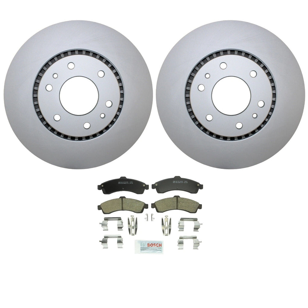 Front Brake Kit 325mm Rotors & Bosch Ceramic Pads for Buick Chevy GMC Isuzu Saab