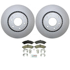 Front Brake Kit 325mm Rotors & Bosch Ceramic Pads for Buick Chevy GMC Isuzu Saab