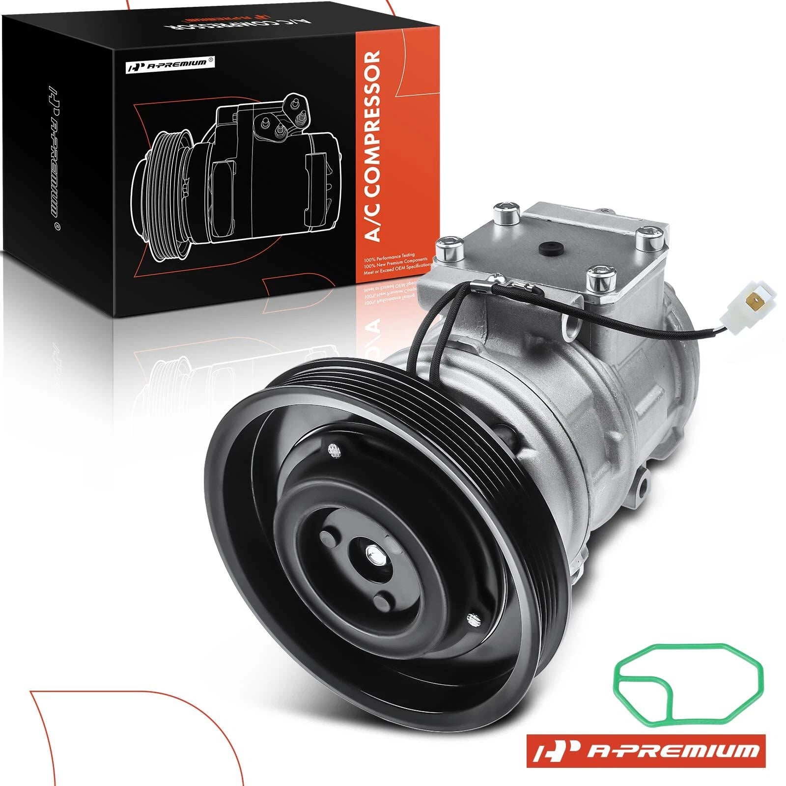 A/C Compressor with Clutch for Dodge Avenger Mitsubishi Eclipse (1995–1999)