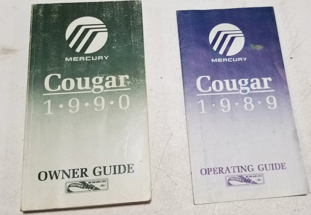 Owners Guide for Cougar XR7 (1990)
