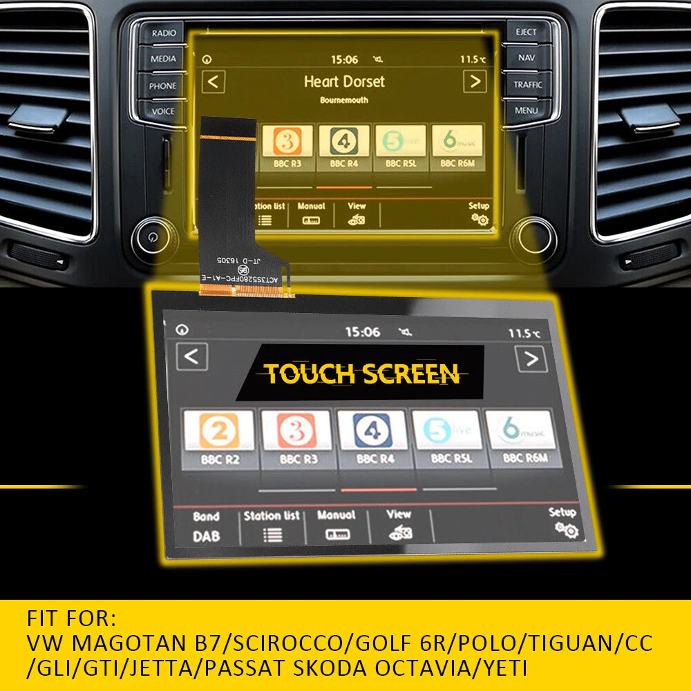 6.5" Touch Screen for VW MIB STD2 (2015–2021)