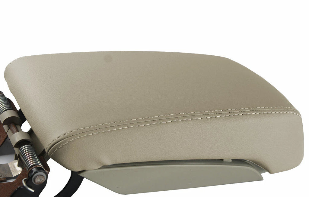 Console Lid Pull Over Cover Leather for Subaru Legacy (2010–2014) Beige