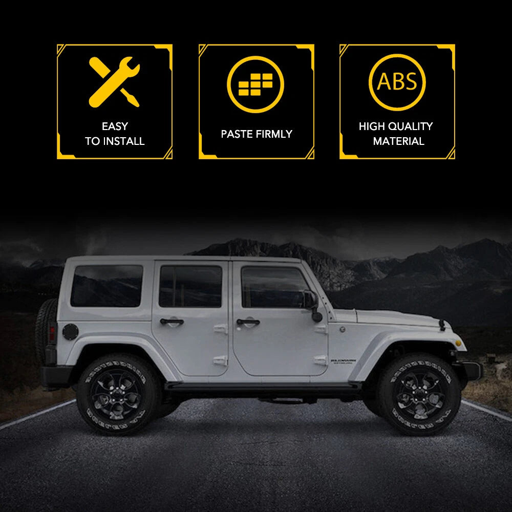 Water Rain Diverter Guard for Jeep Wrangler JKU (2007–2018)