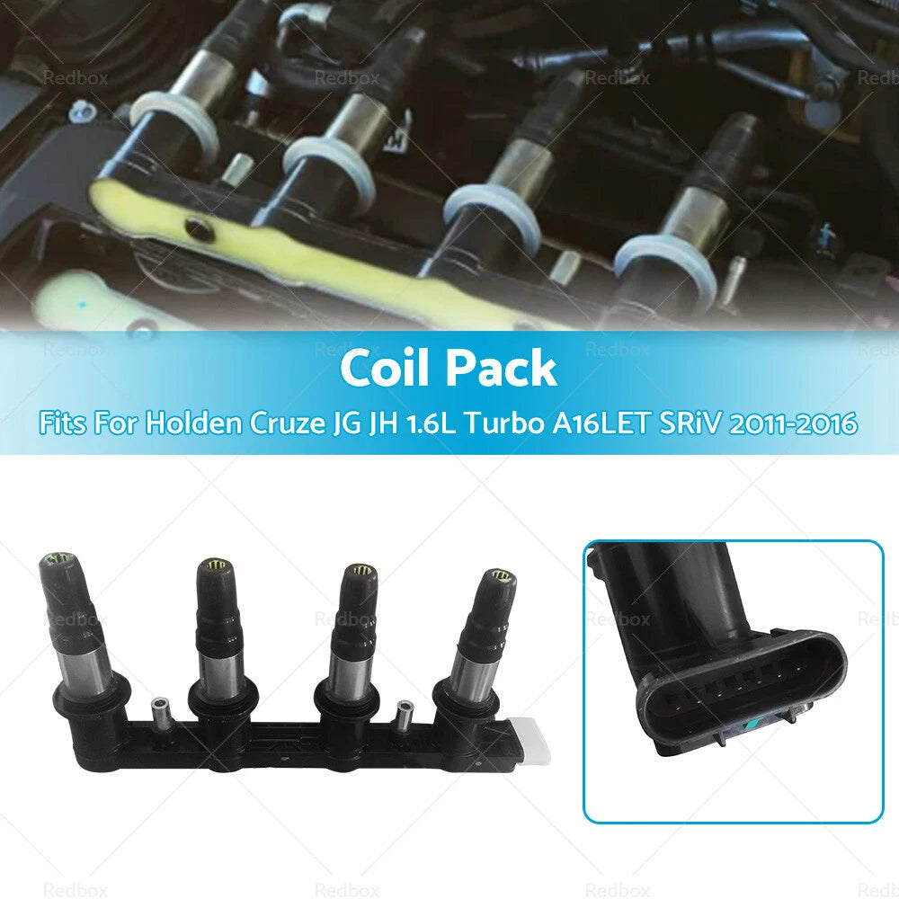 Ignition Coil Pack for Holden Cruze JG JH 1.6L Turbo A16LET (2011–2016)