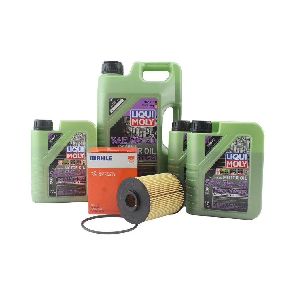 Oil Change Kit for Audi A8 Quattro 4.2L (2010–2017) - Liqui Moly 5W-40, Mahle