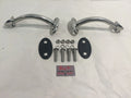 Headlight Lamp Stand Pair Polished Stainless Steel for Hot Rod (1930–1957)
