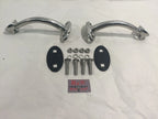 Headlight Lamp Stand Pair Polished Stainless Steel for Hot Rod (1930–1957)