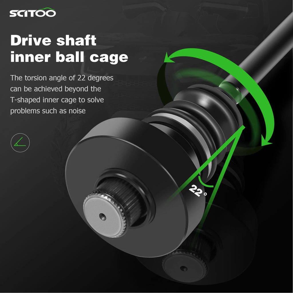 Rear Right CV Axle Shaft for Yamaha Rhino 450 660 (2004–2009)