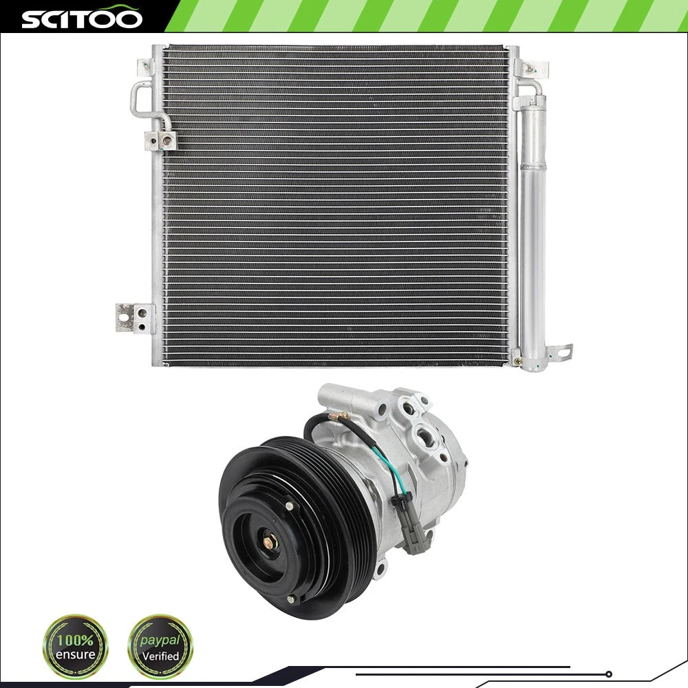 Condenser and Compressor for Chevrolet Colorado GMC Canyon (2009–2012)