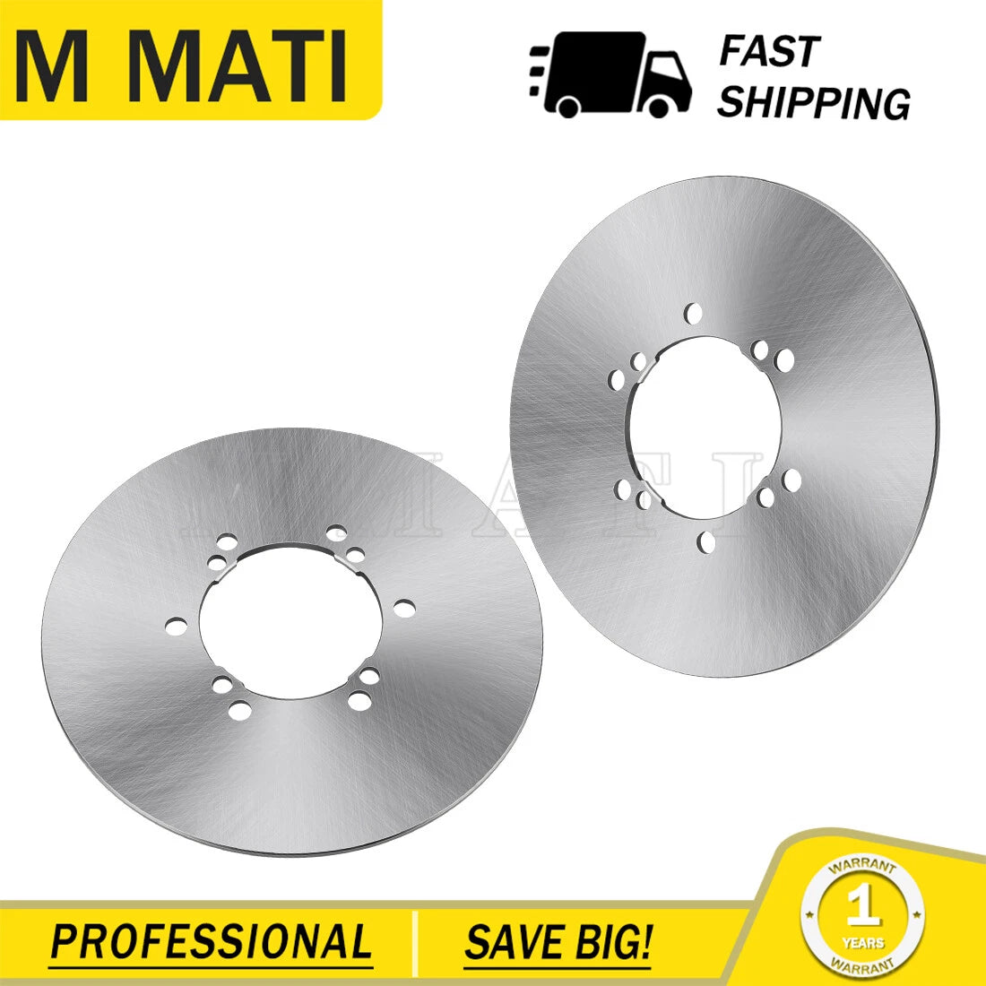 2Pcs Front Brake Disc Rotor for Polaris Magnum 425 4x4 6x6 (1995–1998)