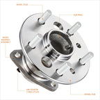 Rear Right Wheel Hub Bearing w/ ABS for ES300/ES350/Avalon/Camry/Solara (2002–2012)