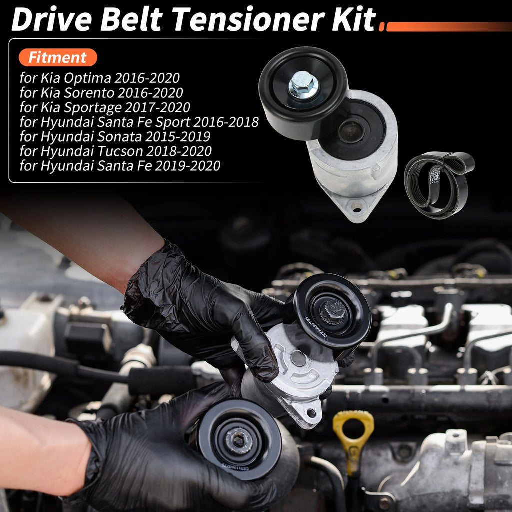 Drive Belt Tensioner Kit for Kia Optima (2016–2020) 252802GGB2