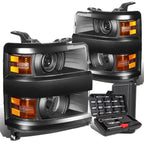 Projector Headlights for Silverado 2500HD (2015–2019) + Tool Box