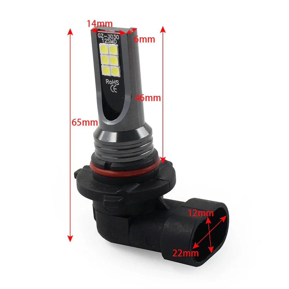 9005 9006 LED Headlight Bulbs White Light High/Low Beam for Car