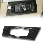 Carbon Fiber Headlight Switch Trim for BMW 3 Series (2005-2012)