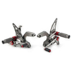 Aluminum Gray Rear Footpegs for Kawasaki Z900 (2021-2023)