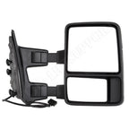 Set of 2 Manual Towing Mirrors with LED Signals for Ford F250 F350 F450 F550