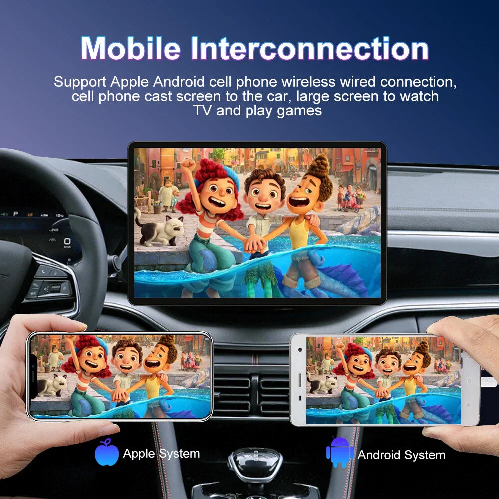 13.3" Apple CarPlay Android Auto Head Unit Radio for Toyota Hilux (2005-2014)