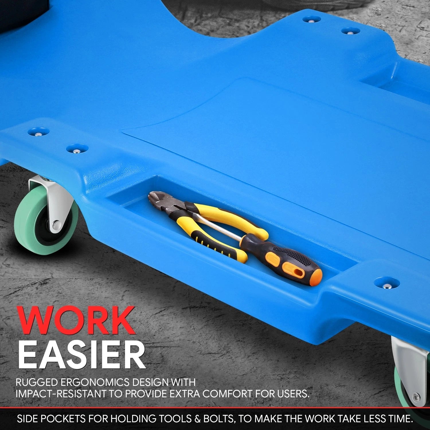 40" Mechanic Creeper for Automotive (200Lbs Load)
