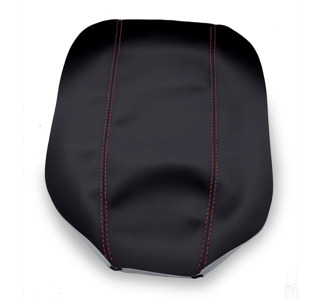 Console Lid Armrest Cover for Subaru Legacy (2015–2019) Red Stitch