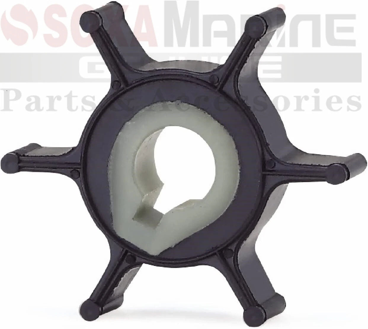 Water Pump Impeller with Key for Yamaha Outboard Motor (646-44352-01)