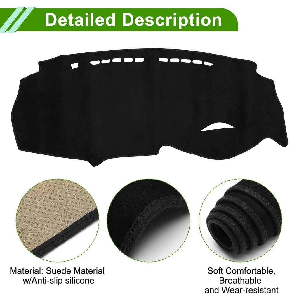Dashboard Dash Cover Mat for Honda Insight (2009–2014) Black Sun Protector