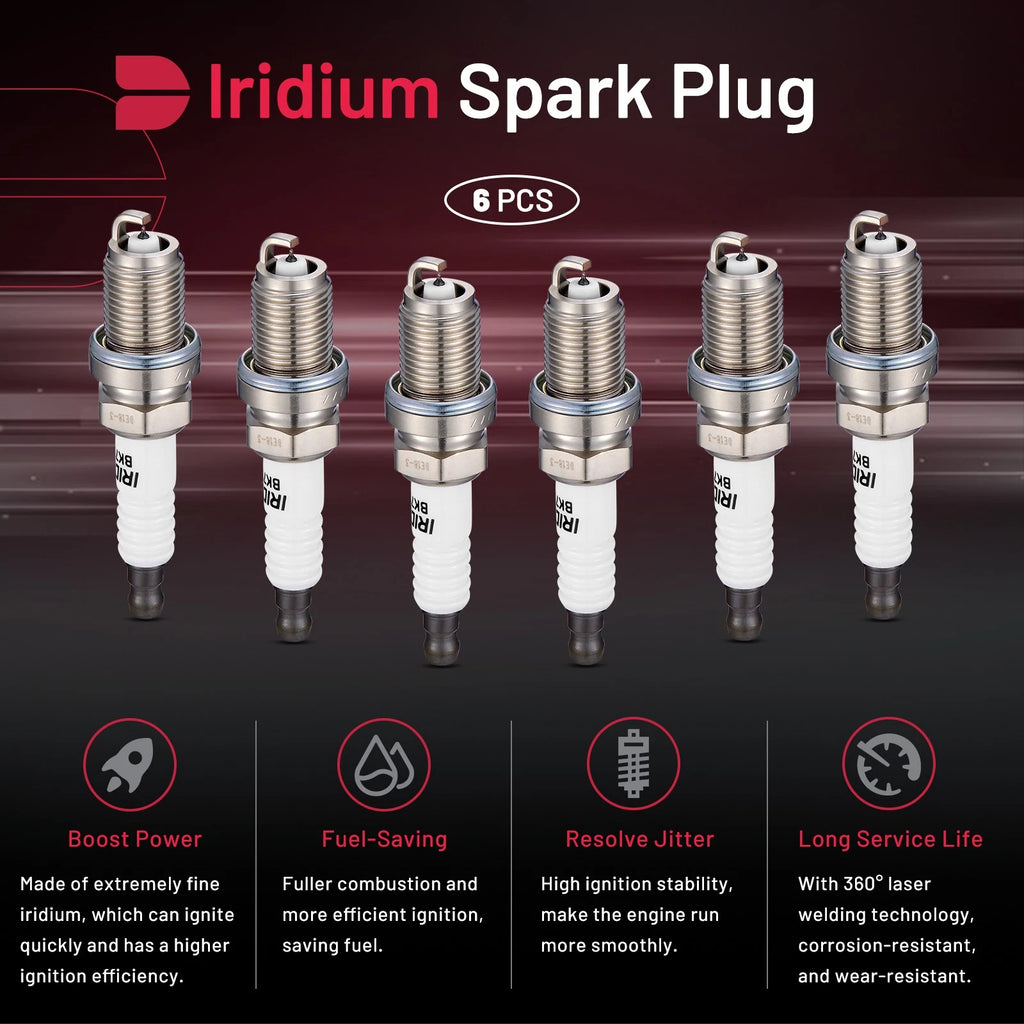 6PCS Spark Plugs for Audi Q3 Q5 Quattro (2011–2021)