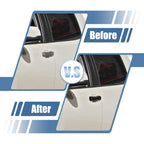 8pcs ABS Exterior Side Door Handle Cover Trim for Toyota Tundra (2007–2020) Black