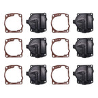 6pcs Carburetor Float Bowl Chamber for Johnson Evinrude (343870, 0433000, 766418)