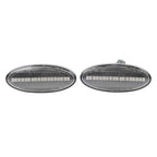 Dynamic Clear LED Side Marker Turn Signal Light for Nissan Qashqai Juke X-Trail