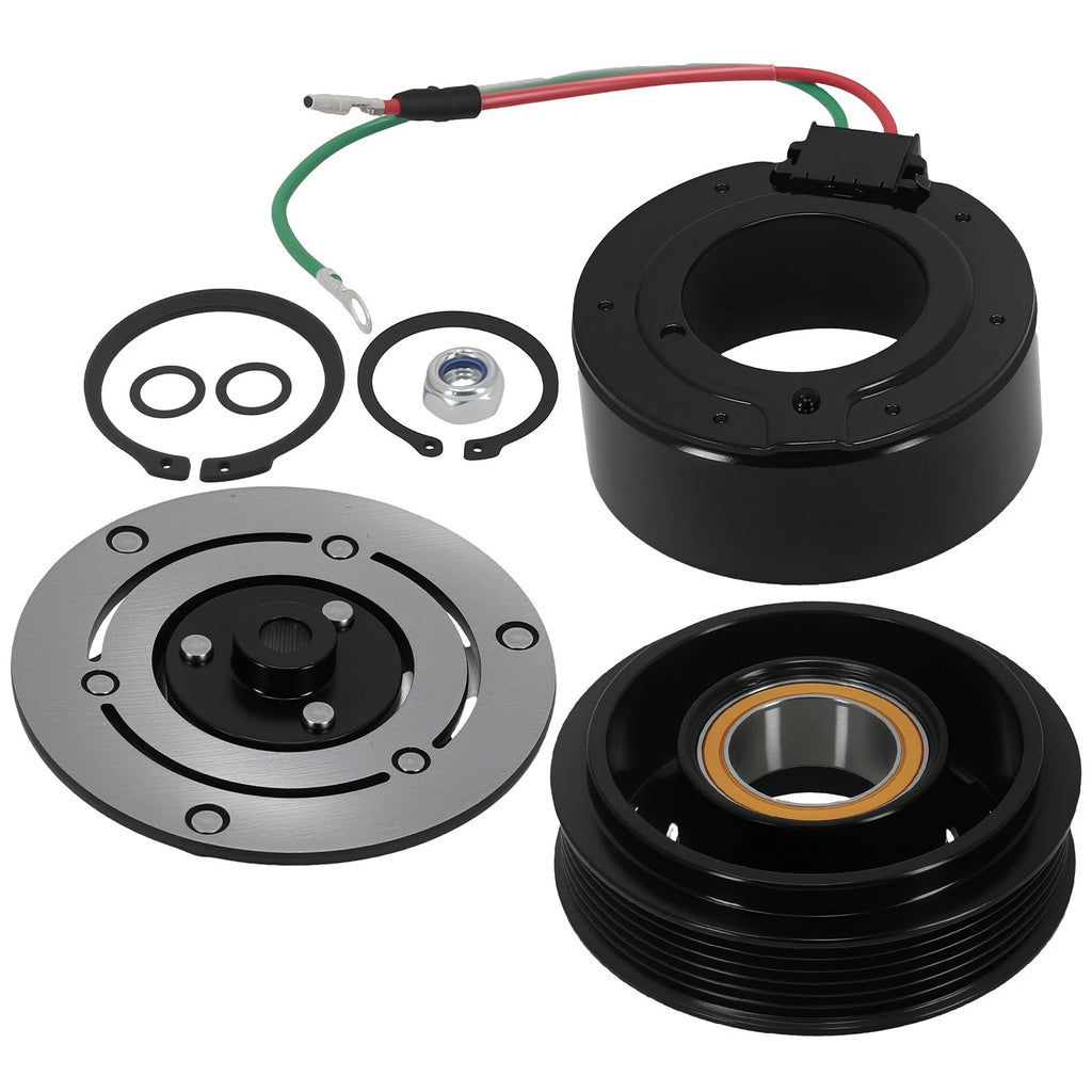 6-Groove AC Compressor Clutch Kit for Honda Civic 1.7L (2001–2005) 38810PLMA11RM